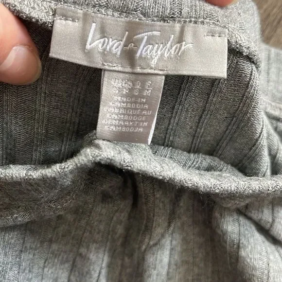 Lord & Taylor NEW Grey Soft Pyjama Set - Picture 5 of 5